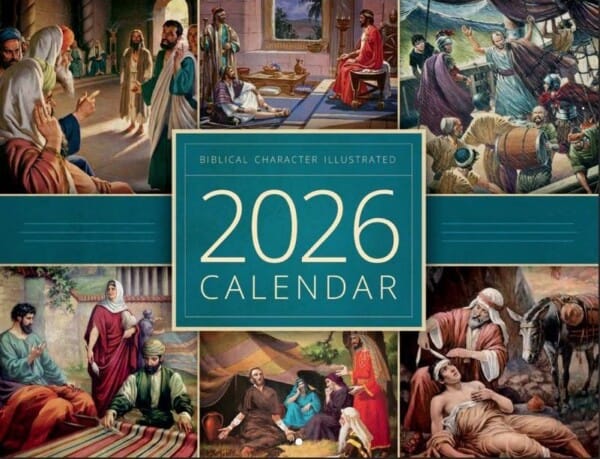 2026 Biblical Character Illustrated Calendar