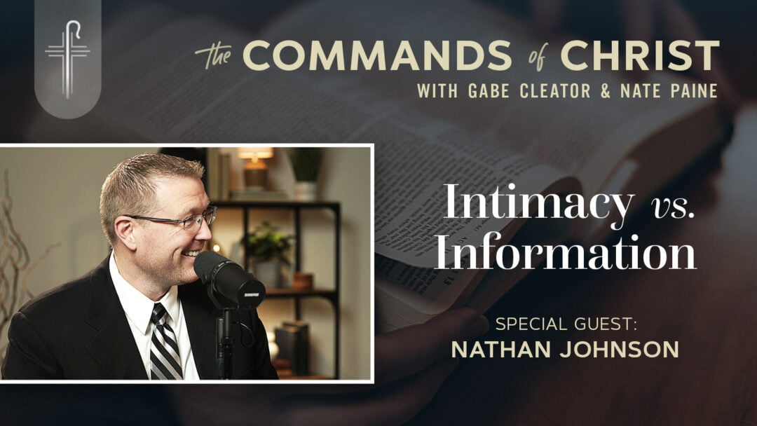 Bonus: “Intimacy vs. Information” with Nathan Johnson
