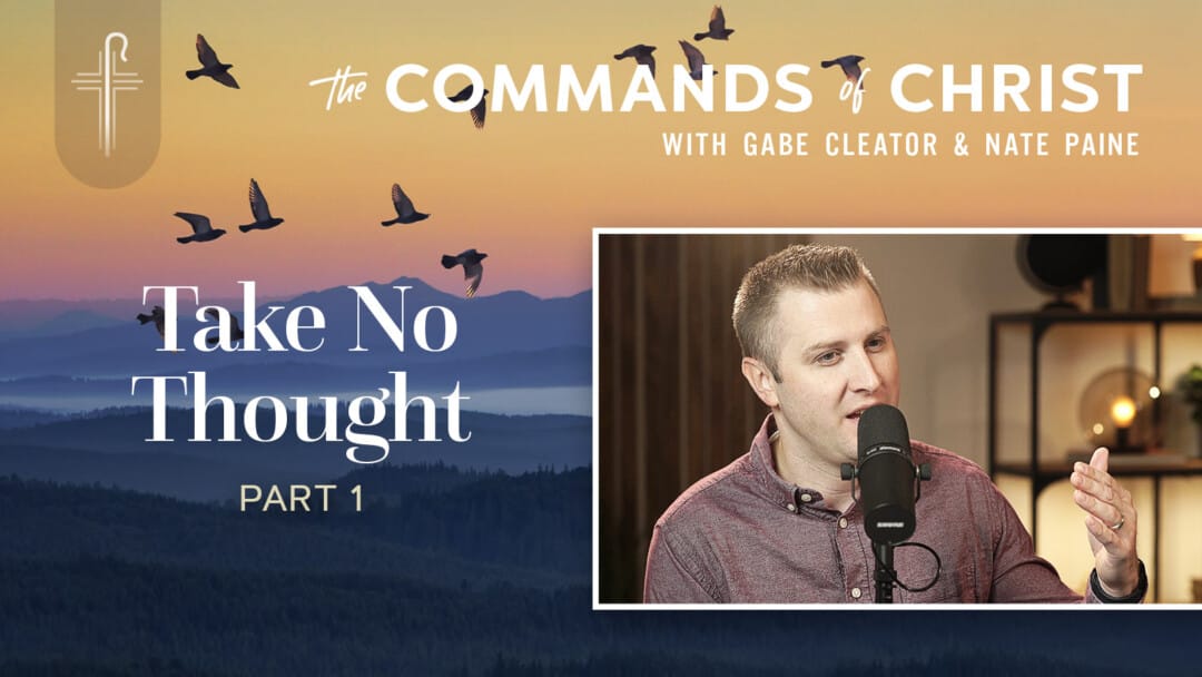 Take No Thought: Part 1