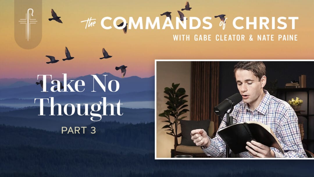 Take No Thought: Part 3