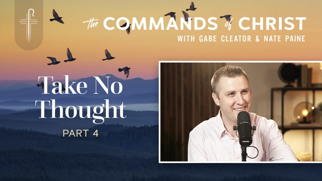 Take No Thought: Part 4